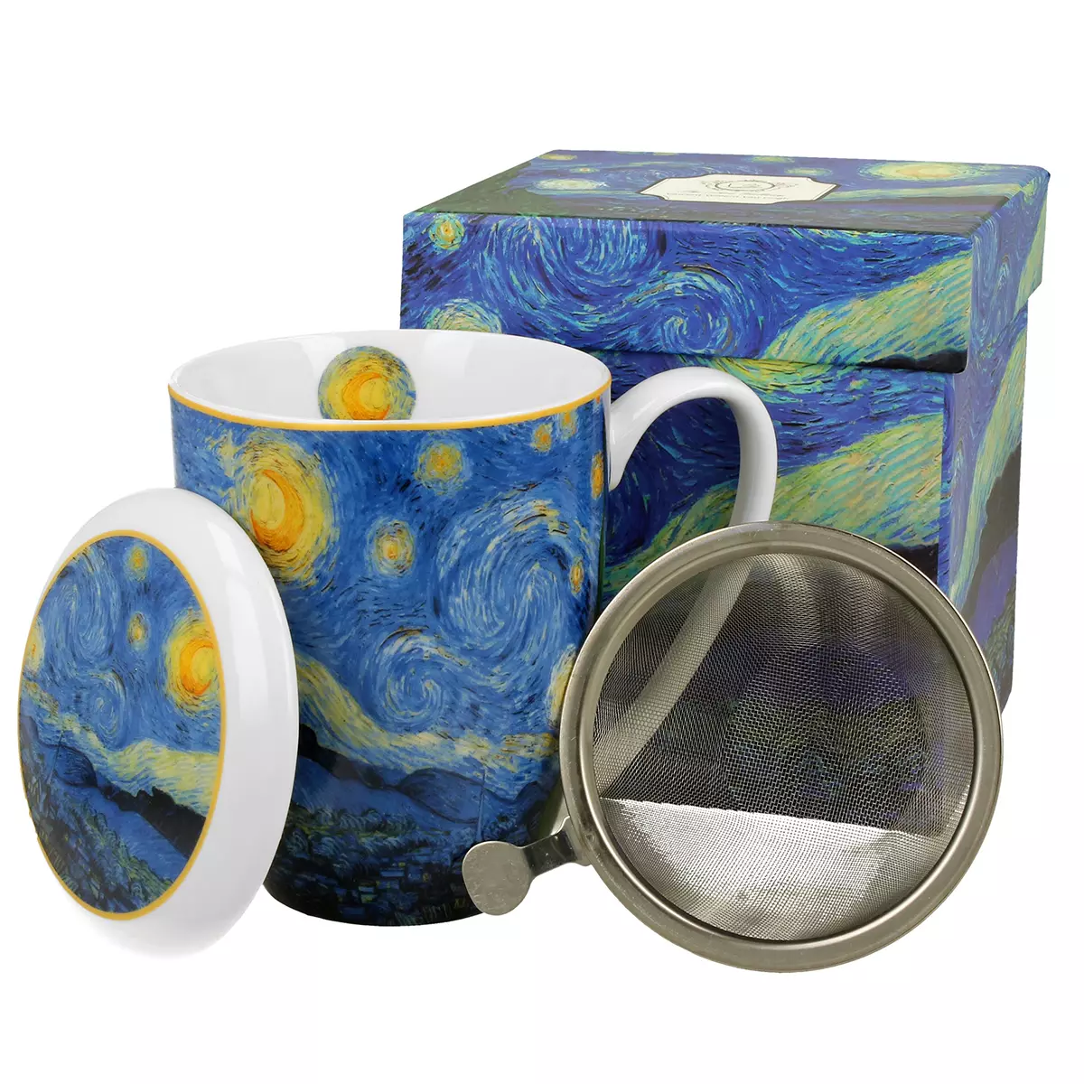 Kubek z zaparzaczem Vincent van Gogh, słoneczniki